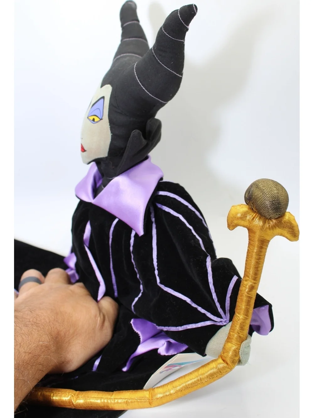 Vintage Disney MALEFICENT RAG DOLL 20
